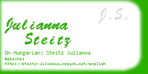 julianna steitz business card
